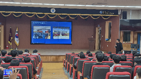 대학 입시를 위한 고3 학생 격려