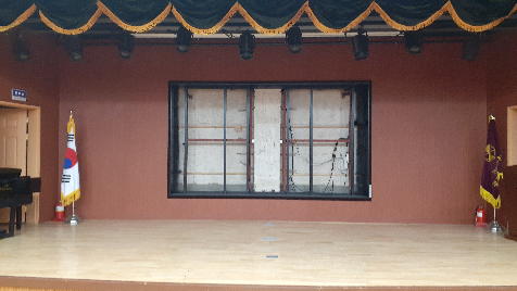 강당&nbsp;모니터&nbsp;LED&nbsp;화면으로&nbsp;교체