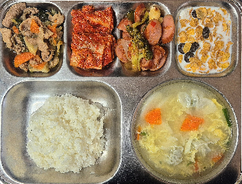 아침식사 사진